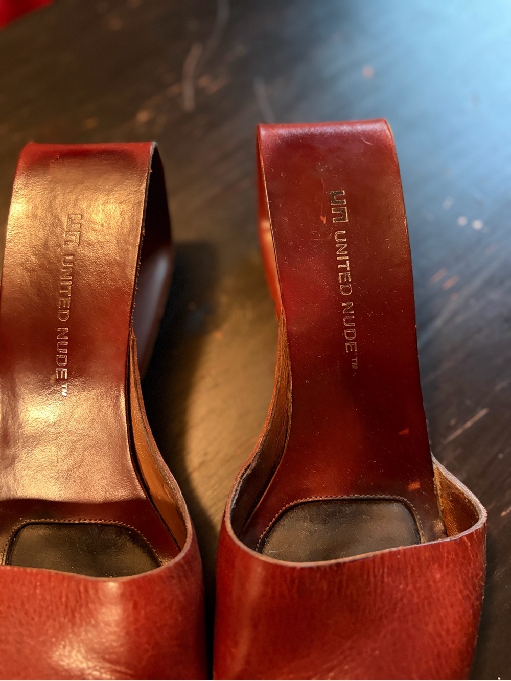 RARE! United Nude Mobius Mid Toe Cap Leather 8 - Picture 3 of 8